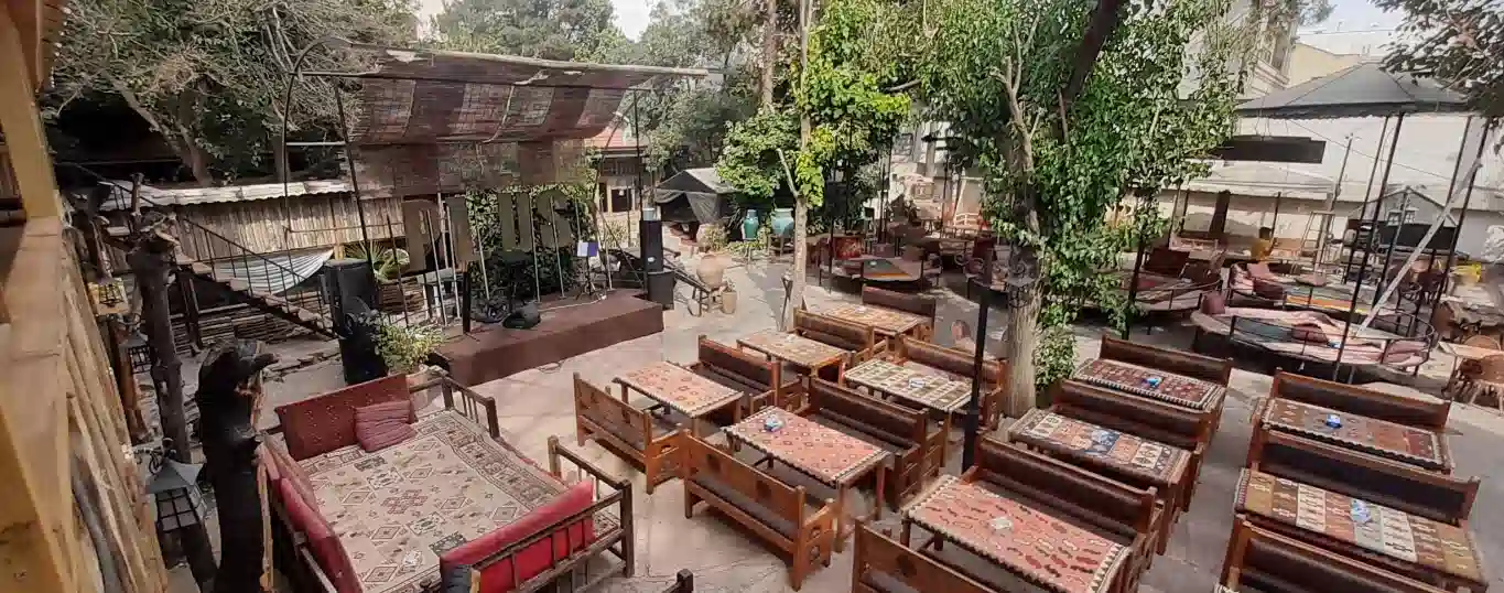 باغ رستوران نخلستان شیراز